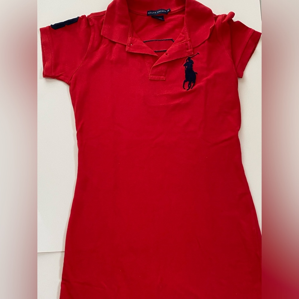 Ralph Lauren Red Polo dress(used)